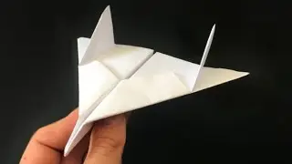 How To Make A Paper Airplane That Flies Super Far | EASY tutorial