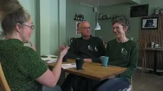 Bornholm rundt med Ina: Marianne Bangsgaard Pedersen, Carsten Falk Petersen, Ølhuzed, Hasle