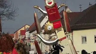 Rottenburg/Neckar 100 Jahre Narrenzunft , Narrentreffen am 2.Februar 2025. 4K.  #12