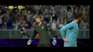 eFootball 2024: Lazio vs Barcelona Complete Match (no commentary)