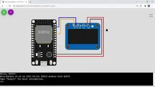 ESP32 Simulator | OLED SSD1306 display | ESP32 Micropython Embedded systems simulator for Linux ✨