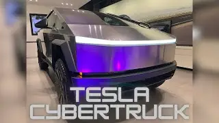 Seeing the Tesla Cybertruck for the first time!