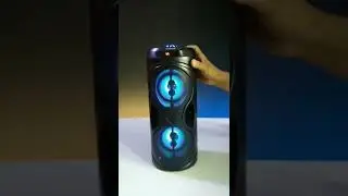 Quick Unboxing!! RGB 30W Multi-Media Bluetooth Party Speaker with 4 Cylender Double Woofer 