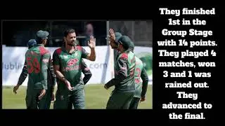Bangladesh 2019 Ireland Tri Nation Series Campaign