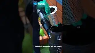 How to clean your rainy filters ?           #cleanwater #rainwaterharvesting #climatechange #water