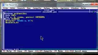 Обзор программ часть 1: Free Pascal