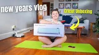 NEW YEARS DAY VLOG + CRICUT UNBOXING (chatty vlog)