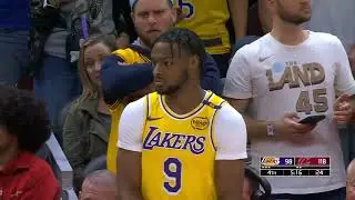 Bronny James' FIRST NBA Bucket After Standing Ovation in Cleveland