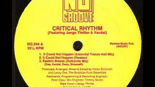 CRITICAL RHYTHM - It Could Not Happen (12