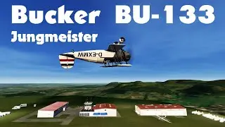 BUCKER BU-133 Jungmeister Aerobatics at Farrenberg | #AeroflyFS2022