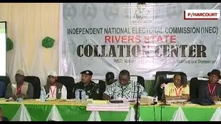 The agent's officers from different parties are not happy about the result called in Rivers State