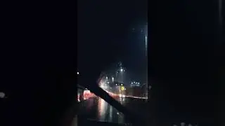 #thunders #lighting #skoda rapid #driving