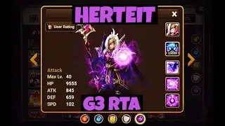 Summoners War - Herteit in G3 RTA (Dark Lightning Emperor)