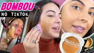 Testei a BASE QUE VIRALIZOU no TIKTOK (Good Apple KVD) 🔥