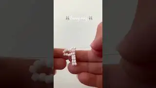 тутор на кольцо-зайчик 💸🤍///♡biser._xsq♡///🤍💸
