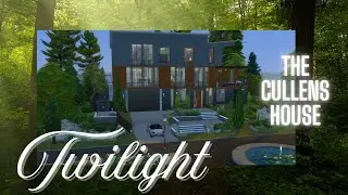 TS4 ~TWILIGHT SAGA : The Cullens House Speed Build  [No CC] Beautiful Interior & Woodland Garden
