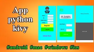 Multiple screen app using -Python -Kivy