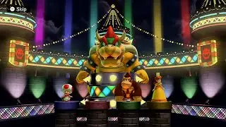 Mario Party 10 (Wii U) Walkthrough Part 6: A Close Match with Bowser and Lava! (Chaos Castle)