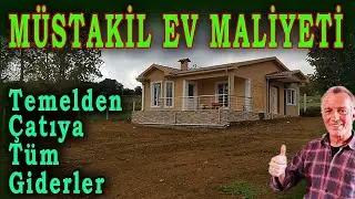 Müstakil ev Maliyeti, Tüm Giderler, Birim Fiyatları, Temelden Çatıya