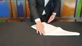 Napkin Folding - Pyramid