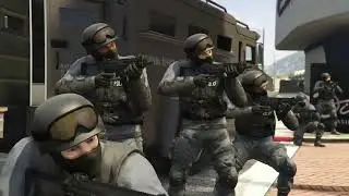Stealing 2.5 Million Dollars worth of diamonds from the Casino in GTA Online.