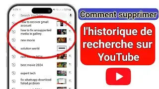 Comment supprimer l'historique de recherche sur l'application YouTube [Nouvelle mise à jour YouTube