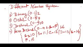 What is Number System | Different Number System in Bengali | WBHSE Computer Application | class 11