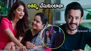 Pooja Hegde & Akhil Interesting Scene | Pragathi | Tollywood Talkies