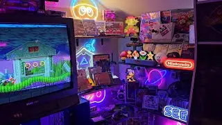Sneak peek at the attic game room update #gaming