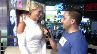 WWE Diva Kelly Kelly and WWE '12 Stink Faces