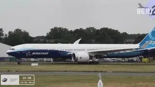 BOEING 777X (or 9 for the puritans) FULL DISPLAY AT PARIS AIR SHOW
