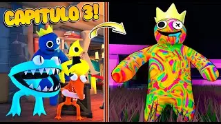 😱Yellow, Cyan, Blue, Green and Orange DISCOVER the New Monster! Rainbow Friends Chapter 3 Roblox!
