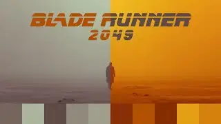 Blade Runner 2049 color grade with Blade Runner 2049 LUTs 
