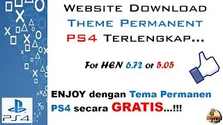 Download Tema Permanen PS4 GRATIS.!!! (Website Download Permanent Theme for PS4)