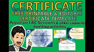 FREE CERTIFICATE || EDITABLE AND PRINTABLE TEMPLATE || BATCH 2