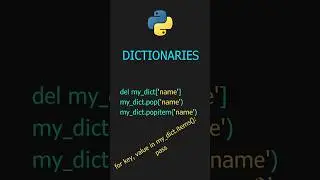 How to Work with Dictionary in Python