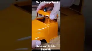 1950's Tonka Dump Truck restored in 59 seconds!