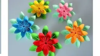 Blumen aus Papier / Notizzettel. Origami / DIY