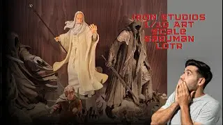IRON STUDIOS 1/10 SARUMAN LORD OF THE RINGS UNBOXING