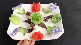 Arrange the fruit plate beautifully