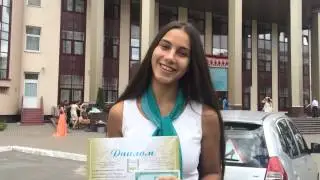 Мария. Выпуск в Педагогическом колледже, 27.06.2014