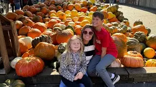 Fall Fun Vlog #trampoline #pumpkinpatch #playplace #kids #momlife