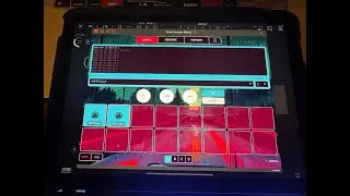 Koala Sampler Midi Out feature on AUM....my workflow