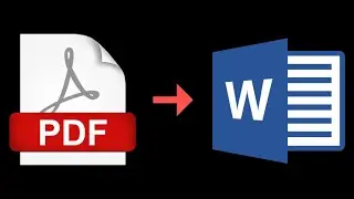 How to convert PDF to Word in Telugu  | Coding Tricks