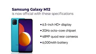 Samsung Galaxy M12 Specifications, Review explain by Garud Tech
