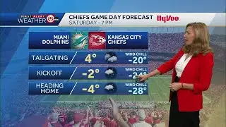 Potential for record-breaking cold during Chiefs game Saturday