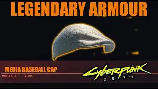 Cyberpunk 2077 - MEDIA BASEBALL CAP - LEGENDARY ARMOUR