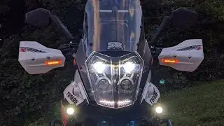 Tenere 700 LED Lights and Mount Kit Review - Denali DM TriOptic LED's