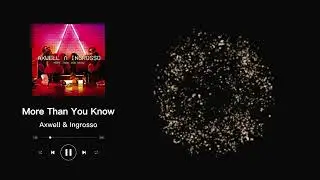 More Than You Know - Axwell & Ingrosso (Cheon Music Studio)