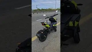 200 km/h test ride on an electric scooter. 🚀😎
